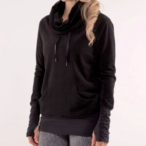 LULULEMON Don't Hurry Be Happy Pullover in Black size 4 Style W3228S